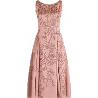 Vera Mont Robe de cocktail rose ancienne / noir