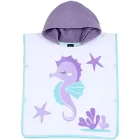 Chicco Peignoir turquoise / violet / lavande / blanc
