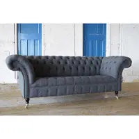 AEA Chesterfield Design Luxus Polster Sofa Couch Sitz Garnitur Leder #174