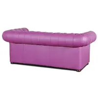 AEA CHESTERFIELD Kunstleder SOFA 3-SITZER Leder Sofa Couch Garnitur Dreisitzer