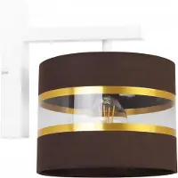 Light11 HOME Applique murale élégante Kinkiet dorée, abat-jour 20 cm, LED, style moderne