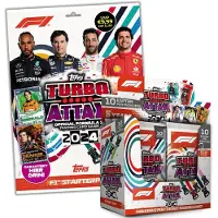 Topps - Turbo Attax Formule 1 2024 - 1 pack de démarrage + 1 présentoir (24 boosters)