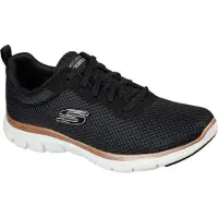 SKECHERS Baskets basses 'Flex Appeal 4.0' noisette / noir