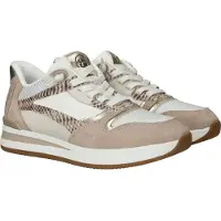 Tamaris Baskets basses beige foncé / beige chiné / bronze / blanc