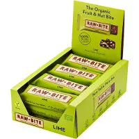 Rawbite RAW BITE Bio Barres Citron vert épicé 12x50 g Barre