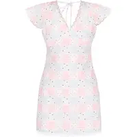 Mymo Robe bleu clair / rose clair / noir / blanc