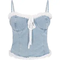 Mymo Haut bleu denim