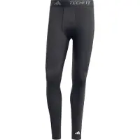Adidas Pantalon de sport 'TECHFIT Compression Training Long' noir / blanc