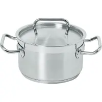 Hendi Marmite à viande - avec couvercle, Kitchen Line, 3,5L, 200x(H)115mm