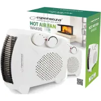 Esperanza EHH004 Chauffage électrique d'intérieur Noir, blanc 2000 W