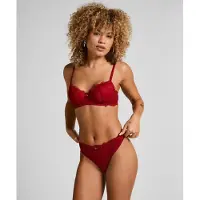 Hunkemoller String 'Marine' rouge