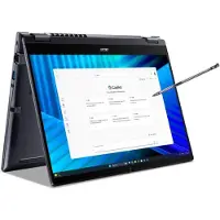 Acer TravelMate TMP414RN-55- TCO-59JS Intel Core Ultra 5 225U Hybride (2-en-1) 35,6 cm (14") Écran tactile WUXGA 16 Go DDR5-SDRAM 1,02 To SSD Wi-Fi 7 (802.11be) Windows 11 Pro Italien Bleu