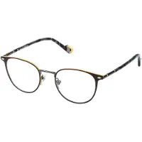 Sting Lunettes de Vue - - VST556 - Marron mat - Métal - Ronde
