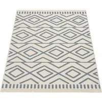 Tapis.fr Tapis réversible Skyla gris 60x90 cm