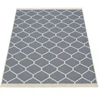 Tapis.fr Tapis réversible Skyla gris 80x250 cm
