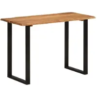 Syfax Table à dîner 110x50x76 cm Bois d'acacia solide