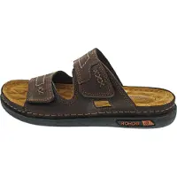 Rohde 6003-71 Hommes, Pantolette, cuir, Espresso (brun), largeur G, - Chaussures pour hommes Sandale / Pantolette, brun, cuir&nbsp