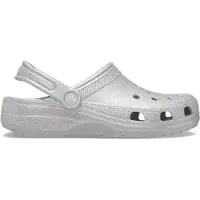 Crocs Sabots Classic Glitter Clog femmes - Argenté - 39 / 40