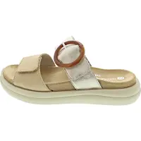 Remonte Damenschuhe Sandalen Bequem Pantolette Beige Freizeit