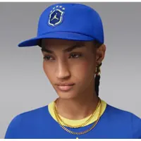 Jordan Casquette souple à visière plate Pro - Bleu | Taille L/XL