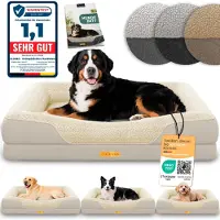 Aktiv shop GmbH Lit orthopédique pour chien ELONEO, taille XL - Crème