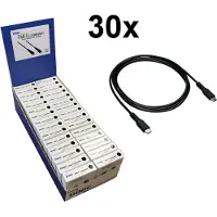 DINIC Thekendisplay 30x USB Typ C auf C Ladekabel