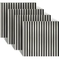 Relaxdays 4 panneaux acoust. (60 x 60 cm)