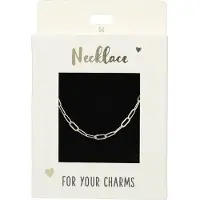 Depesche Référence 11783-006 Collier composé de grosses mailles, plaqué or, longueur réglable (42 cm + 5 cm), idéal comme petit cadeau