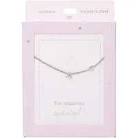 Depesche Collier « Heart of Gold » en argent avec la lettre A et des zircons
