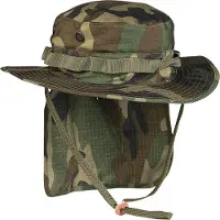 Sturm Bundeswehr und Freizeitshop Brit. Boonie avec protection de cou woodland, L