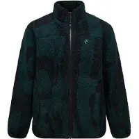 Peak Performance - Polaire sherpa zippée - M Graphic Pile Jacket Logo Era pour Homme - Taille M - Vert