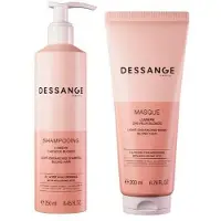 DESSANGE Routine LUMIERE Cheveux Blonds - Shampooing 250ml + Masque 200ml - Éclat, Brillance et Protection - Préserve la Couleur et Apporte de la Lumière naturelle