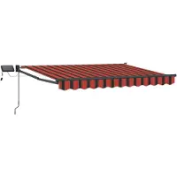 Syfax Store rétractable manuel avec LEDs 3,5 x 2 m