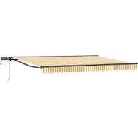 Syfax Cadre de store manuel avec LEDs 5 x 3 m