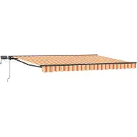 Syfax Cadre de store manuel avec LEDs 5 x 3 m