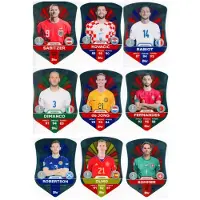 Topps Match Attax UEFA EURO 2024 Allemagne - Alle 9 Chrome Pro Elite Shield SC 1-9