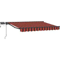 Syfax Cadre de store manuel avec LED, 2,5 x 2 m