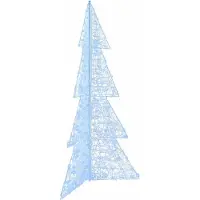 Syfax Sapin de Noël avec 240 LED Blanc Froid 180 cm Acrylique