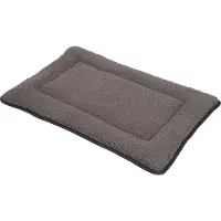 Spetebo Tapis pour animaux domestiques MARLA - env. 90 x 60 cm - couleur : gris (grand)