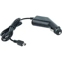 VHBW Câble de charge prise allume-cigare mini-USB 12V 1,0 A compatible avec Creative Muvo Slim, Micro Photo, micro, Nano noir 11,9 cm