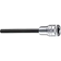 Stahlwille 2049 5, Coffret de douilles, 3/8", métrique, 5 têtes/capuchons, 5 mm, chromé