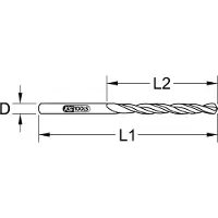 Ks Tools BERYLLIUMplus Foret hélicoïdal Ø 9 mm - 962.9609