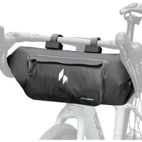 RockBros Sacoche de guidon pour le bikepacking, 8 L, 100 % imperméable, avec enrouleur et poche avant, pour vélo de gravel, VTT et vélo pliable