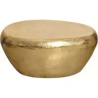 Invicta Table basse 75 cm dorée, design moderne, pour salon - ACHETER MAINTENANT