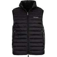 Armani Exchange pour homme. XM001576AF16927UC001 Gilet en duvet noir (L), Casuel, Polyamide