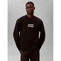 Calvin Klein Sweat-shirt noir / blanc