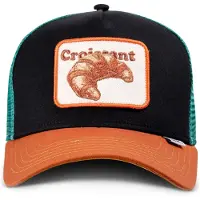 Djinns Casquette 'Food Avocados' turquoise / orange foncé / noir
