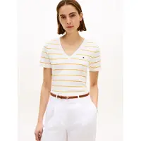 Tommy Hilfiger T-shirt 'CODY' mandarine / blanc