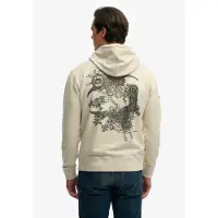 Superdry Sweat-shirt beige / noir