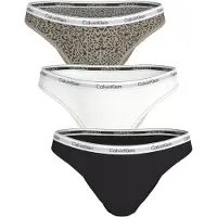 Calvin Klein Lv00qd5396 Brazilian Panties 3 Units Multicolore M Femme